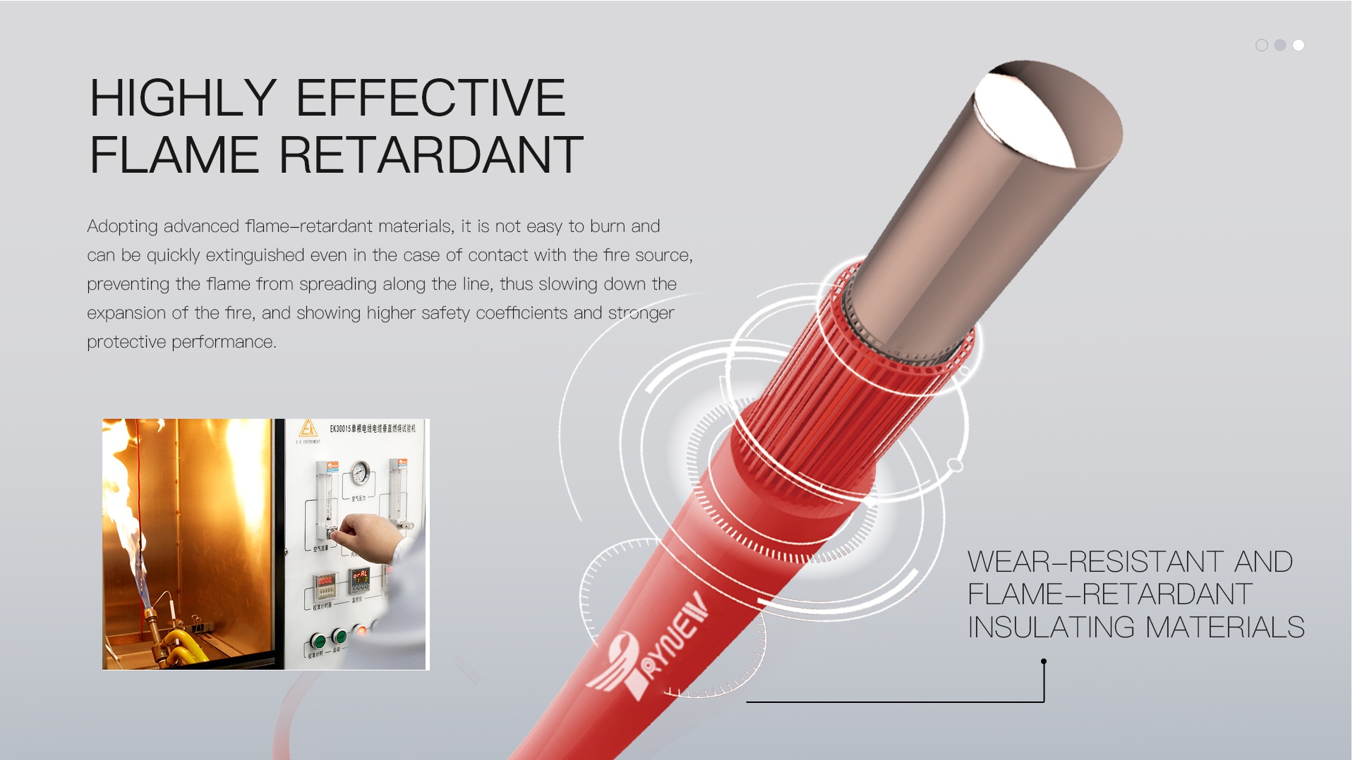 450750V Copper-Core, Flame Retardant PVC Insulated Electrical Wire Cable detail (4)